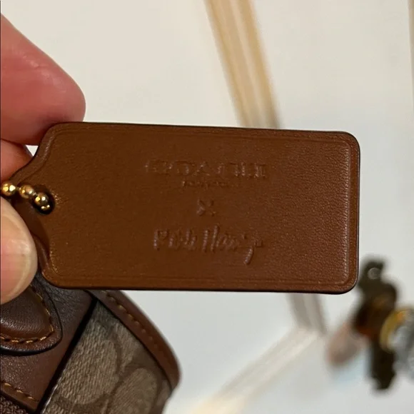Special Edition Coach by Keith Haring Brown and Tan Mini Canteen Crossbody - Picture 2 of 10